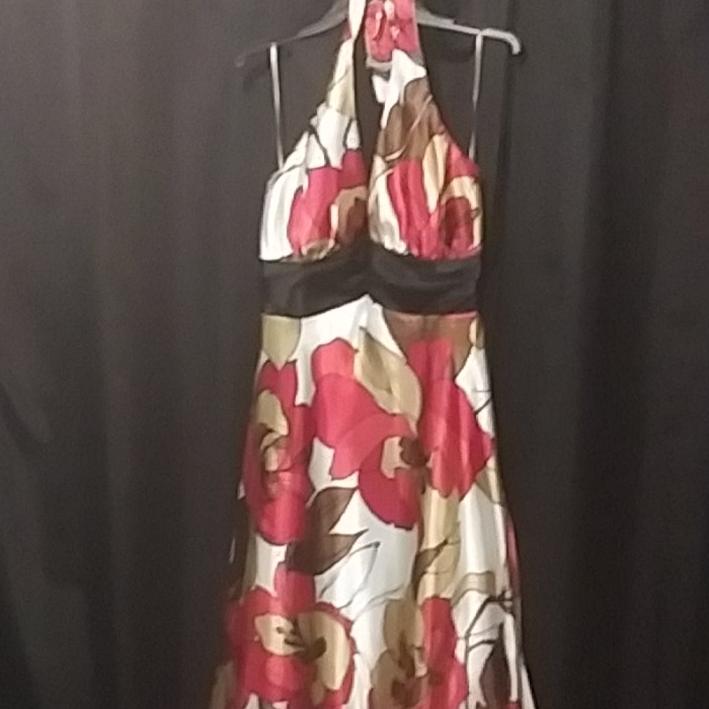 Halter semi formal dress